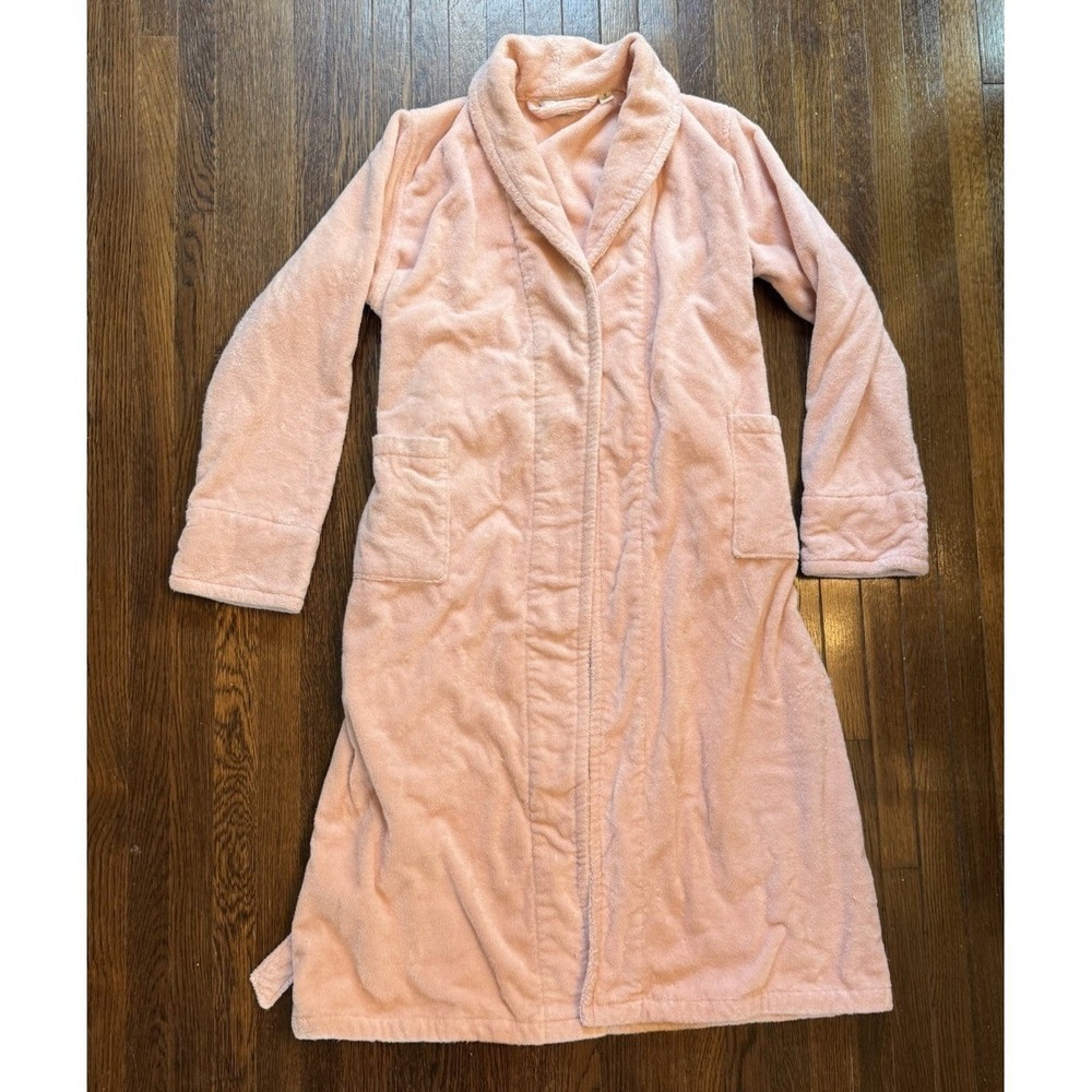 L.L. Bean Plush Pink Long Robe